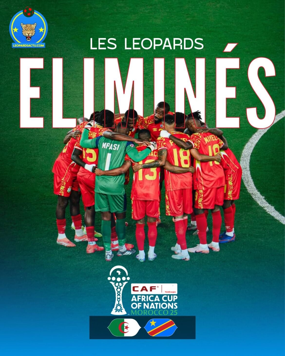 Malgré la défaite des Léopards de la République démocratique du Congo lors de la CAN 2025, les messages de soutien et de fierté continuent d’affluer.