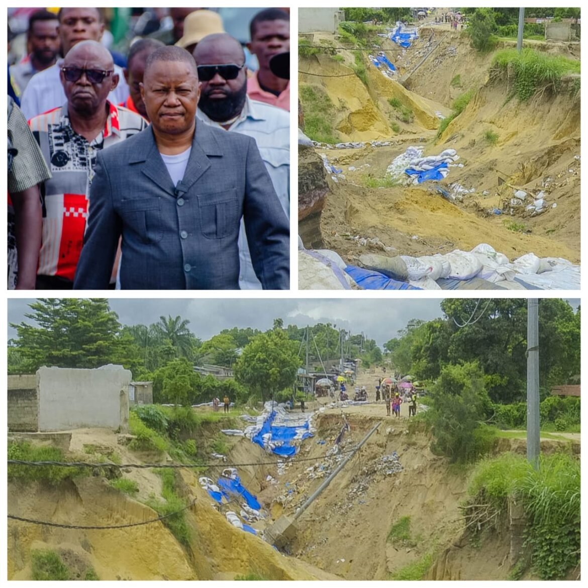La délégation conduite par le Speaker de l’Assemblée provinciale de Kinshasa, l’honorable Lévi Mbuta, a dressé un constat amer dans la commune de Kimbanseke
