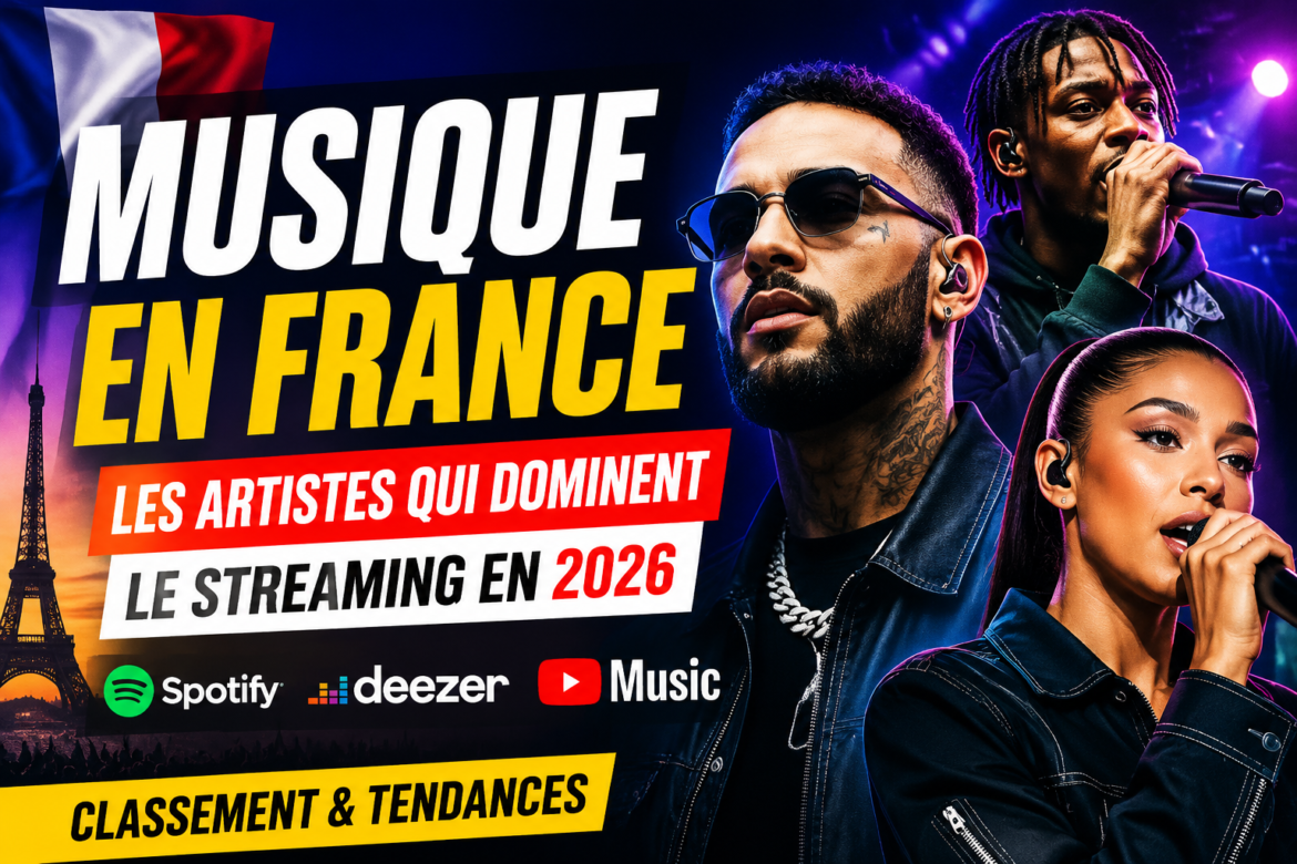 Découvrez les artistes français qui dominent les plateformes de streaming en 2026 et les nouvelles tendances de l'industrie musicale.