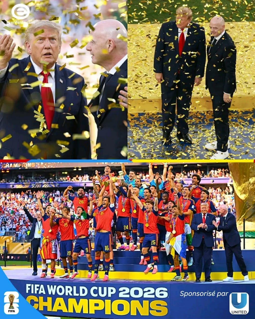 L'Espagne a remporté la Coupe du monde de la FIFA 2026 en battant l'Argentine 1-0 après prolongation, ce dimanche 19 juillet, au MetLife Stadium d'East Rutherford (New Jersey, États-Unis).