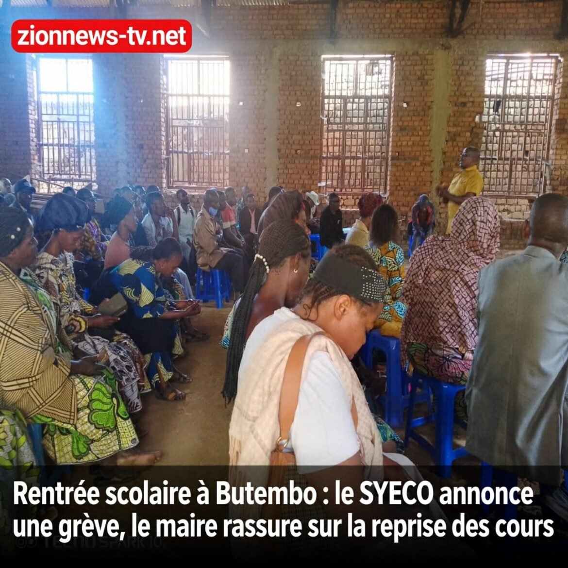 La rentrée scolaire prévue ce mardi 1er septembre 2026 s’annonce incertaine dans la province éducationnelle Nord-Kivu 2. À Butembo, les enseignants affiliés au Syndicat des enseignants du Congo (SYECO) ont décidé d’observer une grève sèche à partir de ce mardi.