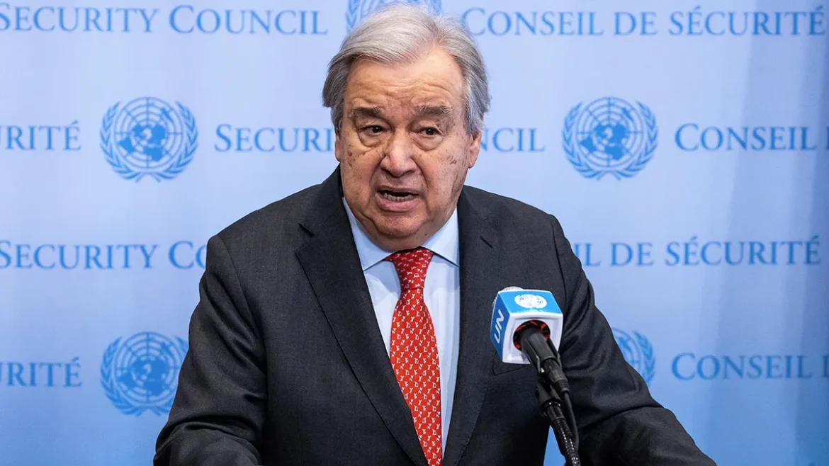 António Guterres appelle à l’unité, au dialogue et à la paix lors de la 81e Assemblée générale de l’ONU, le 21 septembre 2026 à New York.